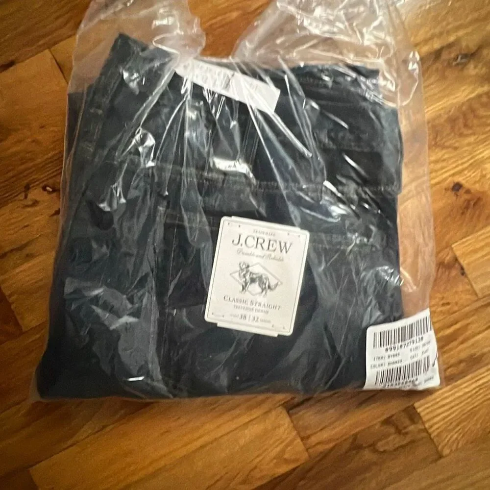 J. Crew Classic Straight jean in Japanese selvedge denim  in Resin Wash NWT 38/3